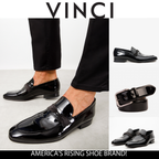 The Dodoma Black Patent  Leather Loafer Men Shoe