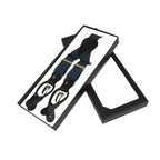 ELEGANT Suspenders Clip on and Button Option for Slacks or Suit Pants Navy Blue - J.Valintin Men's Wear Legend - 80112