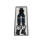 ELEGANT Suspenders Clip on and Button Option for Slacks or Suit Pants Navy Blue - J.Valintin Men's Wear Legend - 80112