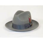 Men Bruno Capelo Hat Australian Wool Fedora Untouchable EXECUTIVE EX326 Gray