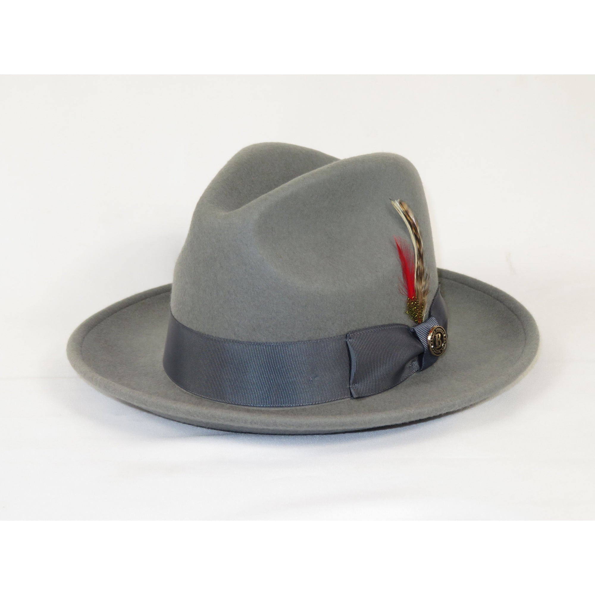 Men Bruno Capelo Hat Australian Wool Fedora Untouchable EXECUTIVE EX326 Gray