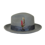 Men Bruno Capelo Hat Australian Wool Fedora Untouchable EXECUTIVE EX326 Gray