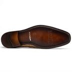 Fangio Classic Penny Loafer Genuine Ostrich Leg Quill Shoes Orix