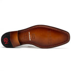 Fangio Classic Penny Loafer Genuine Ostrich Quill Shoes  White