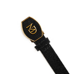 GEORGIA Genuine Stingray Skin Western Belt Black