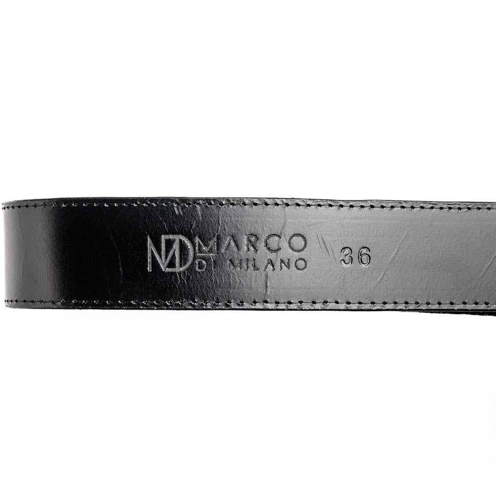 GEORGIA Genuine Stingray Skin Western Belt Black