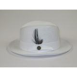 Men Bruno Capelo Summer Spring Soft Straw Style Hat Godfather GF201 White