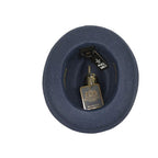 Men Bruno Capelo Summer Spring Soft Straw Style Hat Godfather GF204 Navy