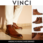 The Morral Tan Handwoven Leather Cross Strap Buckle Zip-Up Men Boot