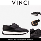The Obsidian Black Snake Leather Men Sneaker