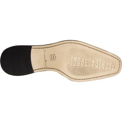Gray Belvedere Josh Ostrich Single Buckle Men's Dress Shoe 114011 - J.Valintin Men's Wear Legend - Josh 114011 Gray_9