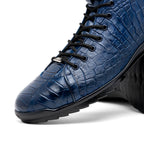 Genuine Crocodile Shoes by Marco Di Milano Hermond Navy