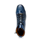 Genuine Crocodile Shoes by Marco Di Milano Hermond Navy