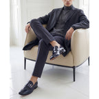 The Blackwell Navy Patent Bit Loafer Men Shoe