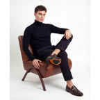 The Ashford Brown  Baby Buffalo Leather Loafer Men Shoe