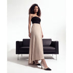 The Bella Vita Studded Beige & Black Leather Pump Women Shoe