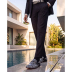Vinci The Milano Black/White Bit Loafer Men Dress Shoes
