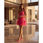 The Luna Fuchsia Leather Slingback Women Sandal