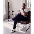 The Pombe White Patent Leather Dress Slip-on Loafer Men Shoe