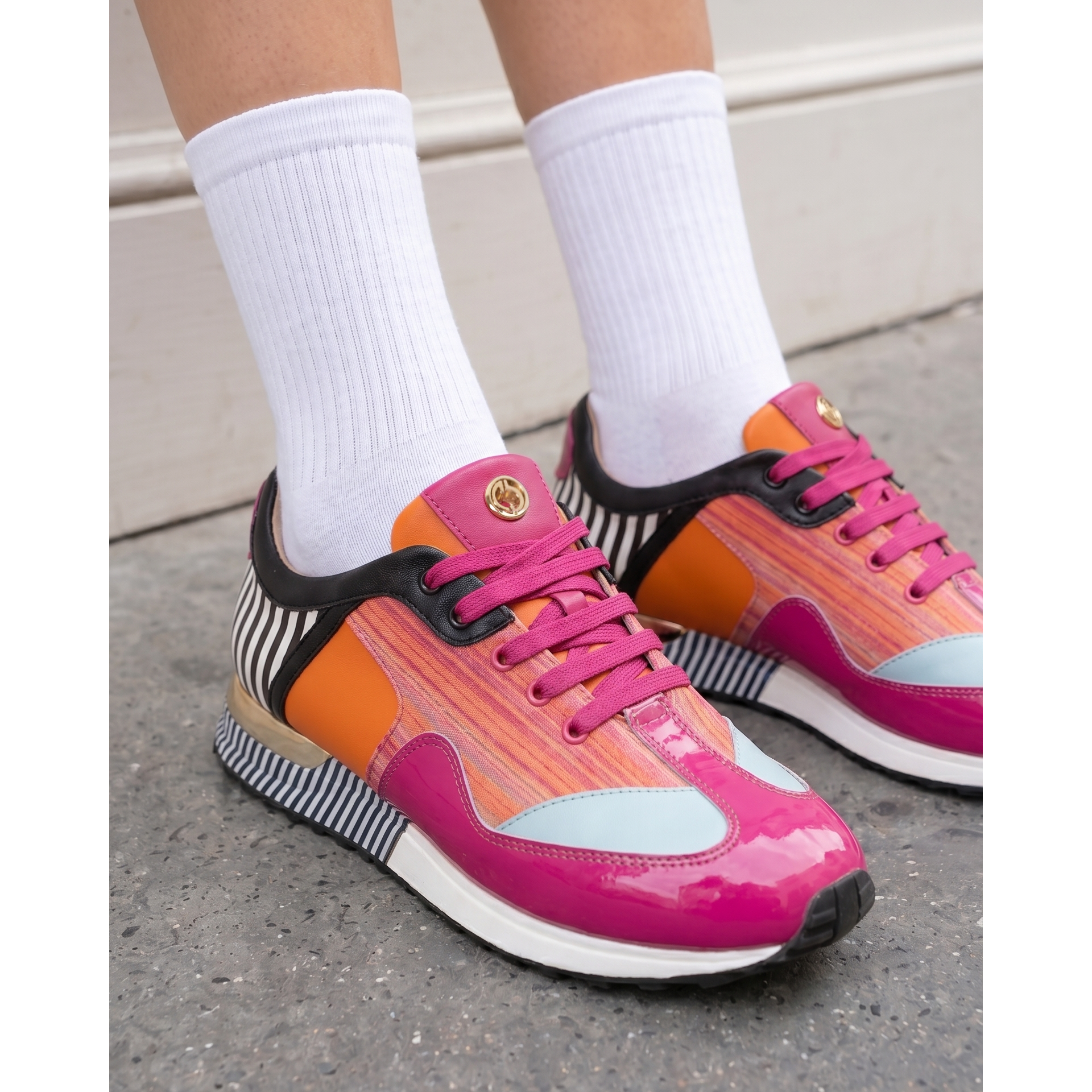 Vinci  Santa Amaro Multi Color Fuchsia Women Sneaker