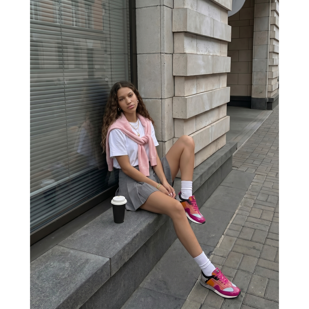 Vinci  Santa Amaro Multi Color Fuchsia Women Sneaker