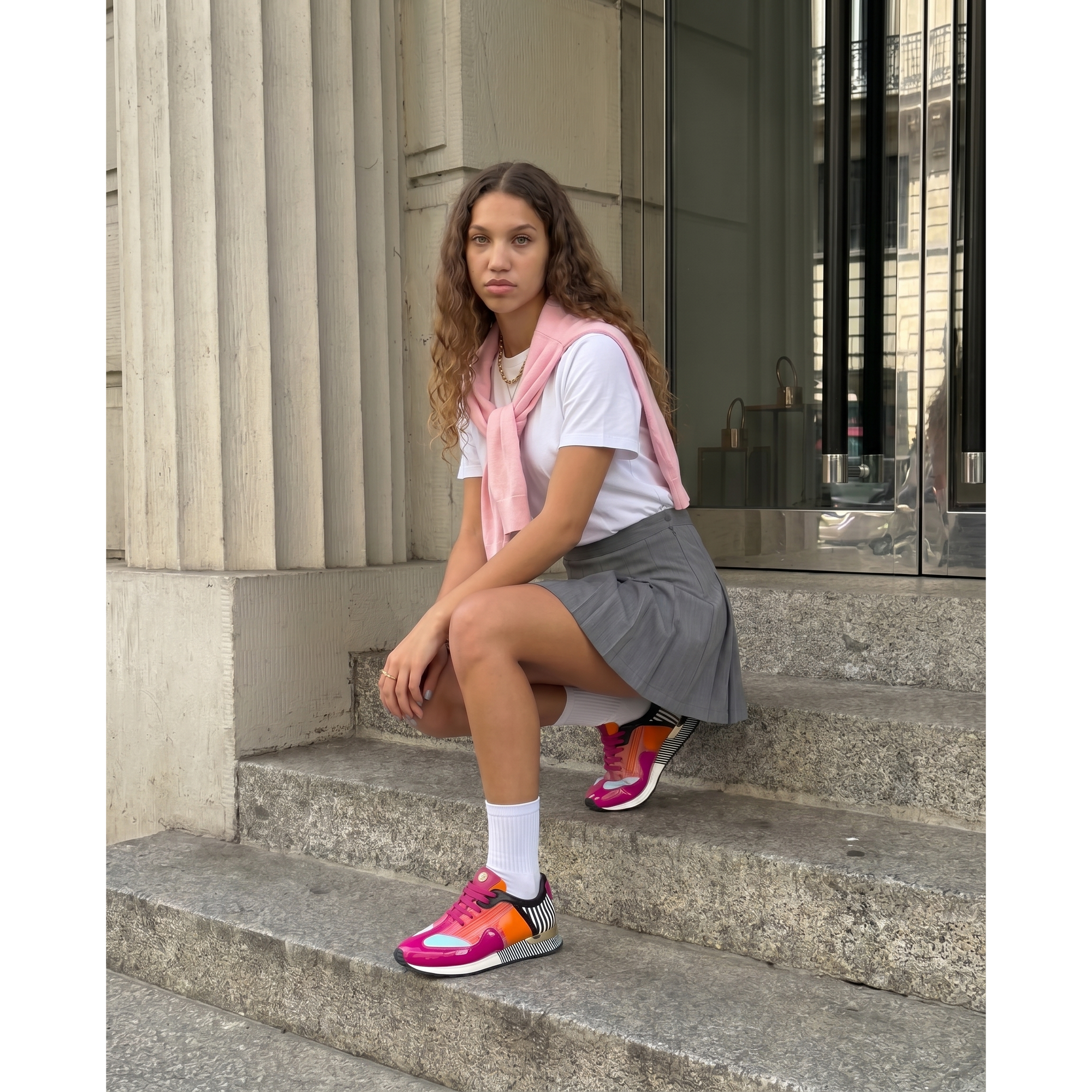 Vinci  Santa Amaro Multi Color Fuchsia Women Sneaker