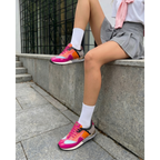Vinci  Santa Amaro Multi Color Fuchsia Women Sneaker