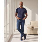 Vinci The Marseille Navy Blue Leather Men Sneaker