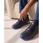 Vinci The Marseille Navy Blue Leather Men Sneaker