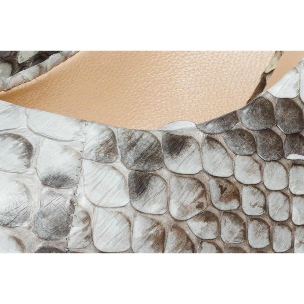 The Queen Natural Snake Leather Pump Women Shoe