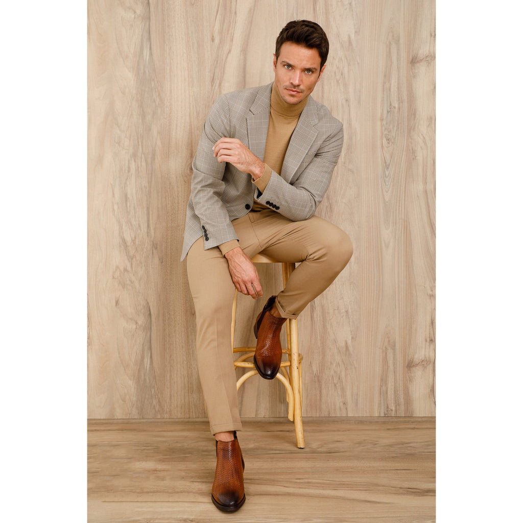 The Oslo Tan Leather Chelsea Men Boot
