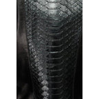 The Nayro Snake Black Leather Women Jacket