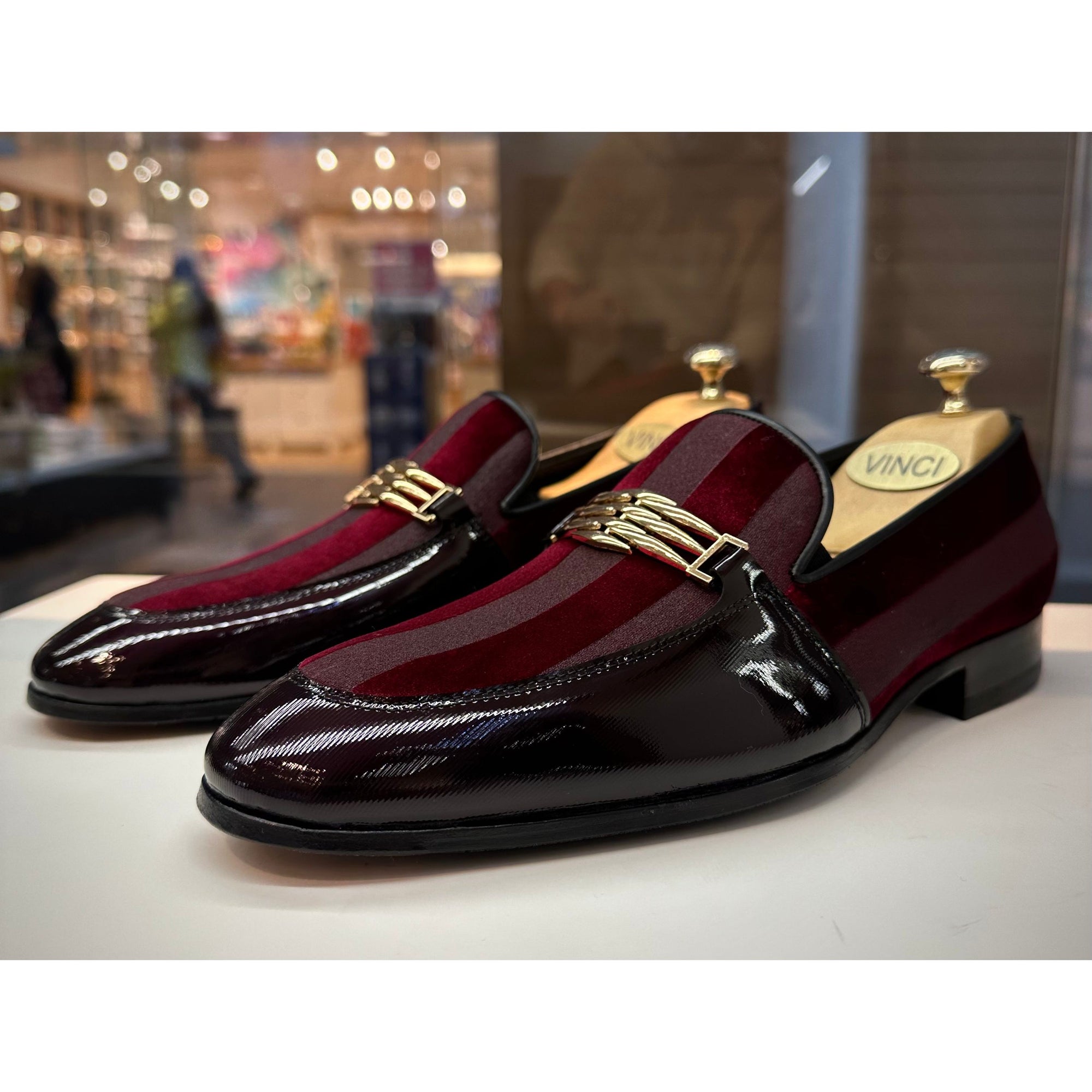 The Pontalto Leather Men Shoe Burgundy Bit Loafer