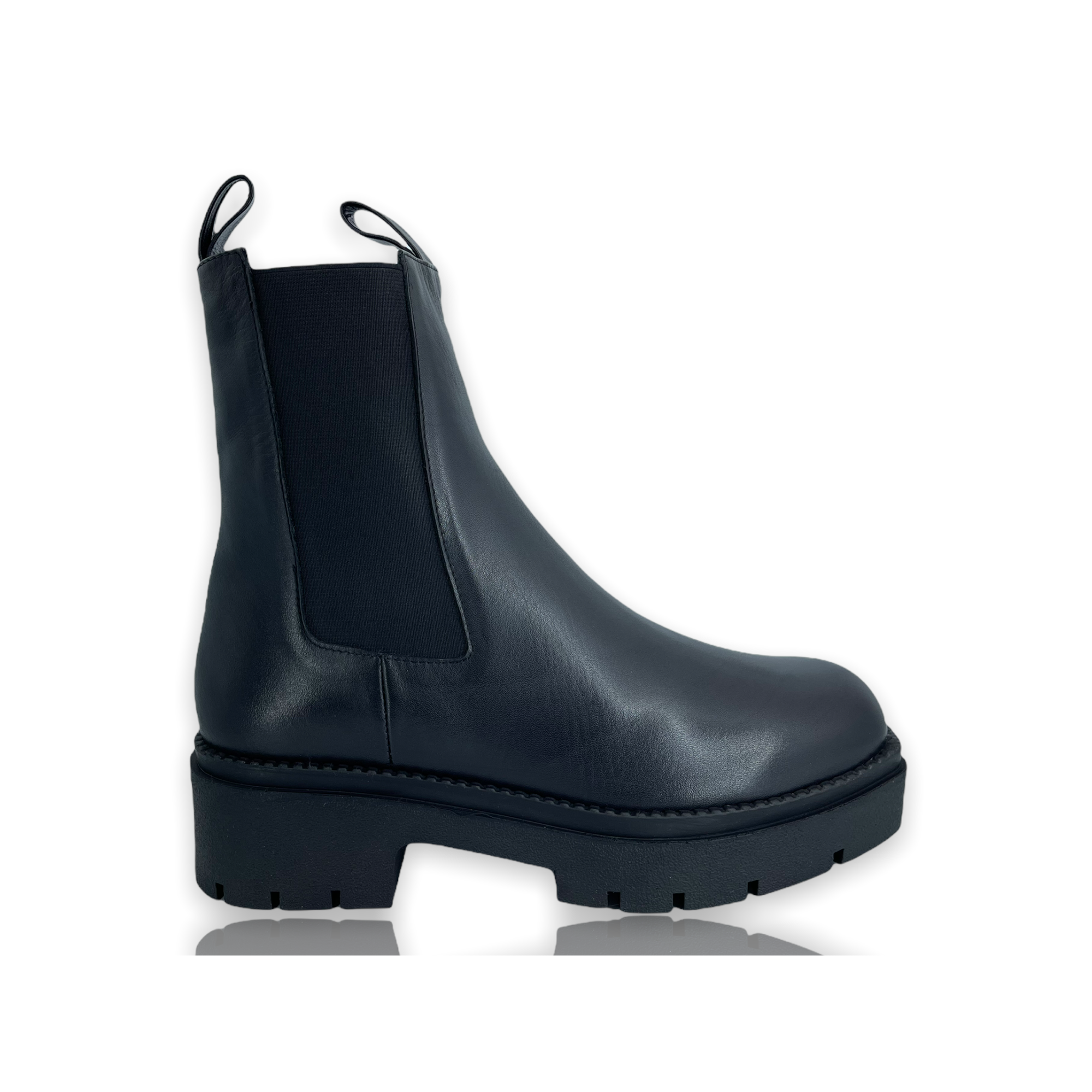 The Olga Black Leather Boot FINAL SALE!