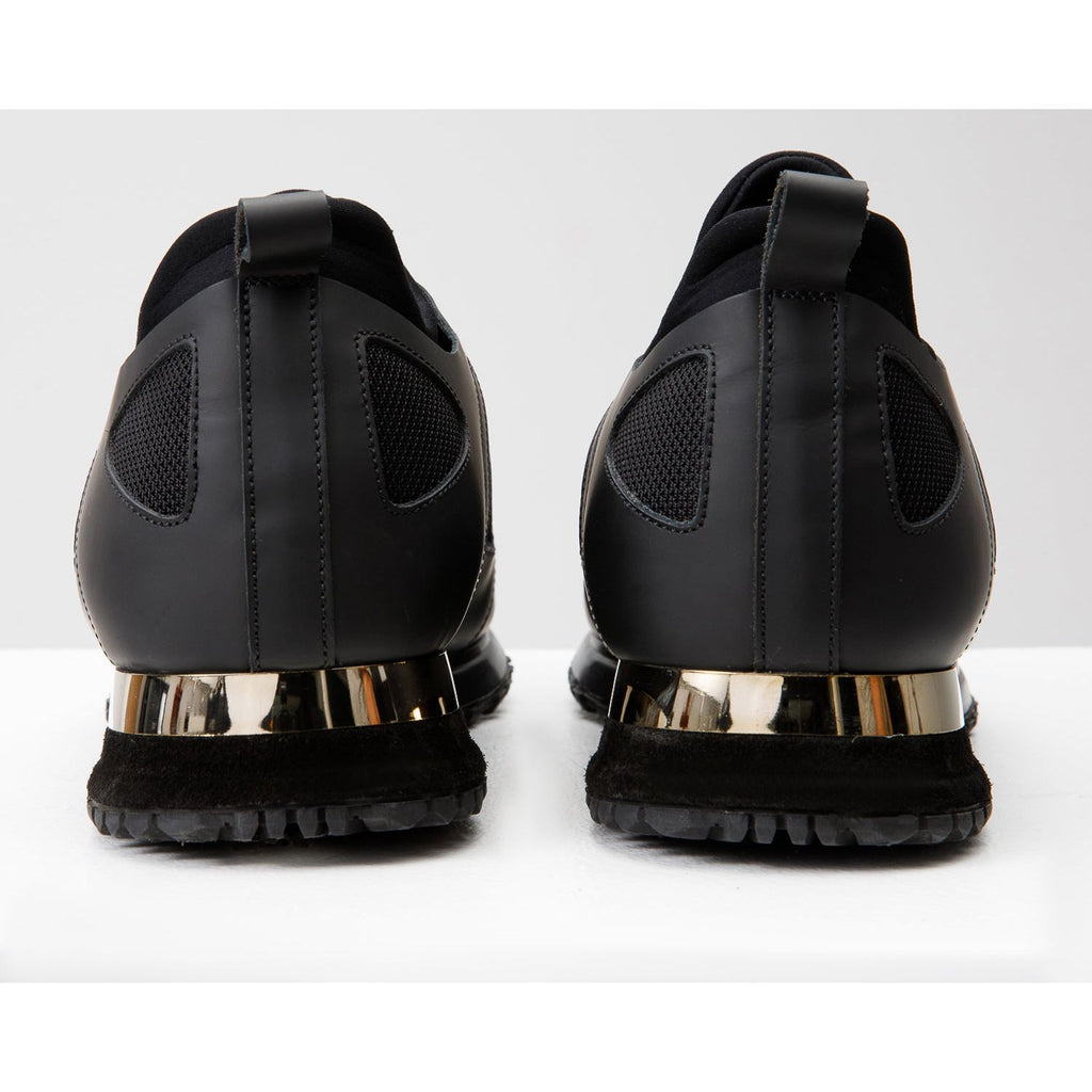 Vinci The Emir Black Leather Men Sneaker