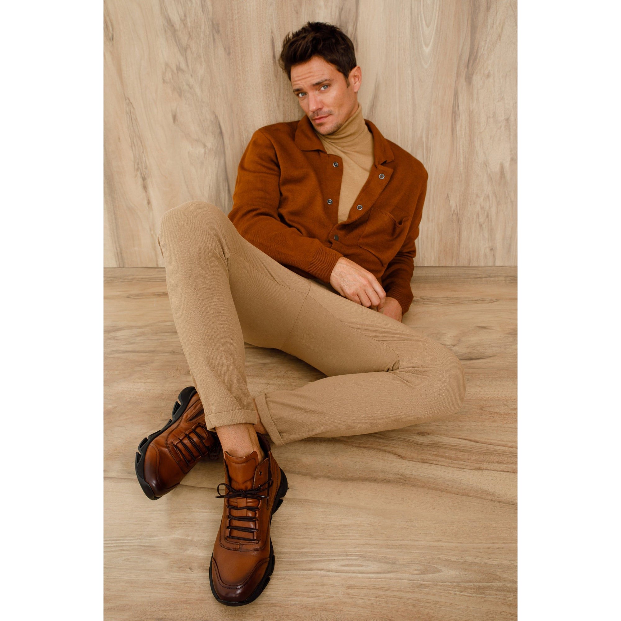 The Montana Tan Leather Casual Men Boot Final Sale!