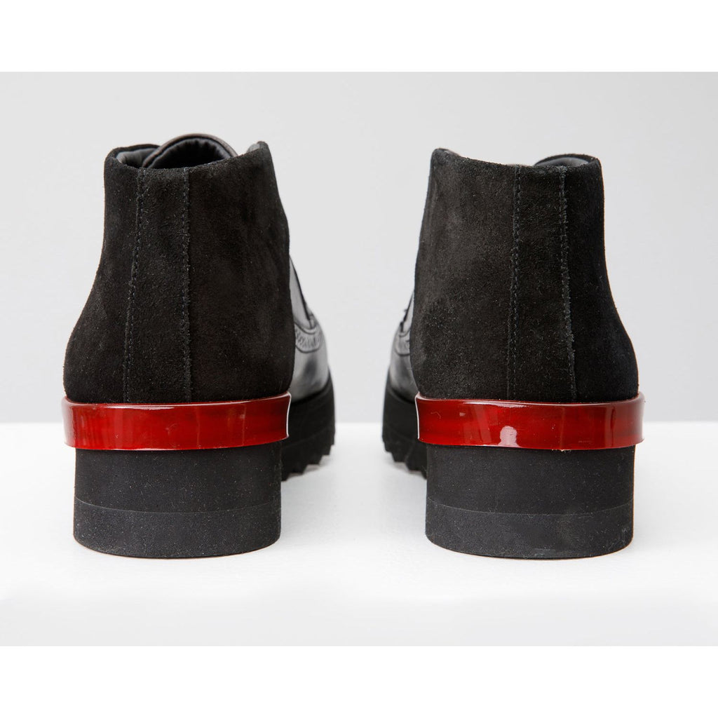 The Kagan Black Wingtip Chukka Men Sneaker Boot