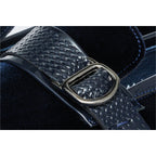 The Casaletti Navy Blue Bit Loafer Men Shoe