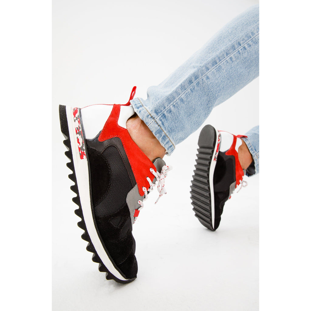 The Tyler Black Leather Men Sneaker Final Sale!