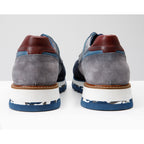 Vinci The Hoskova Navy Blue Leather Men Sneaker