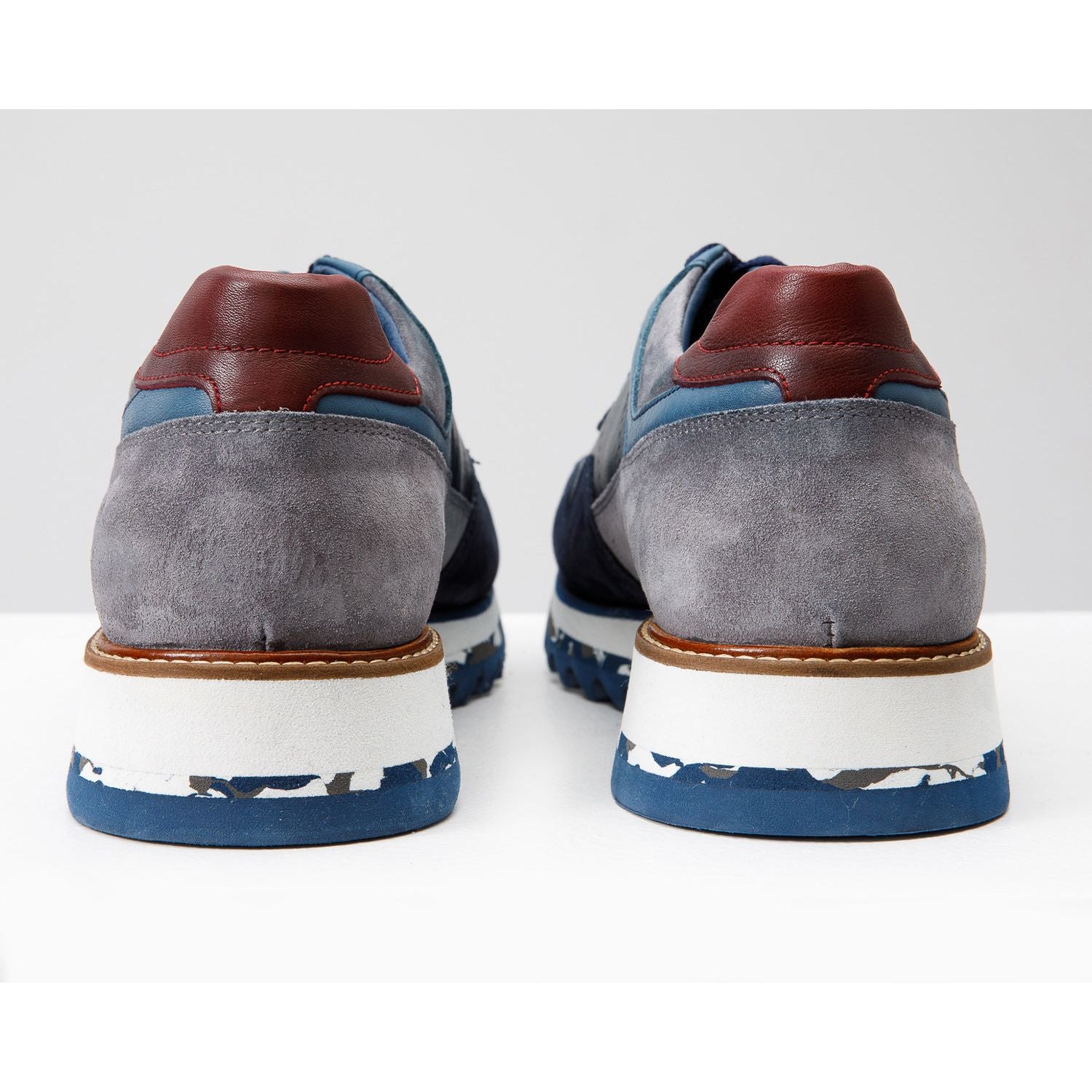 Vinci The Hoskova Navy Blue Leather Men Sneaker