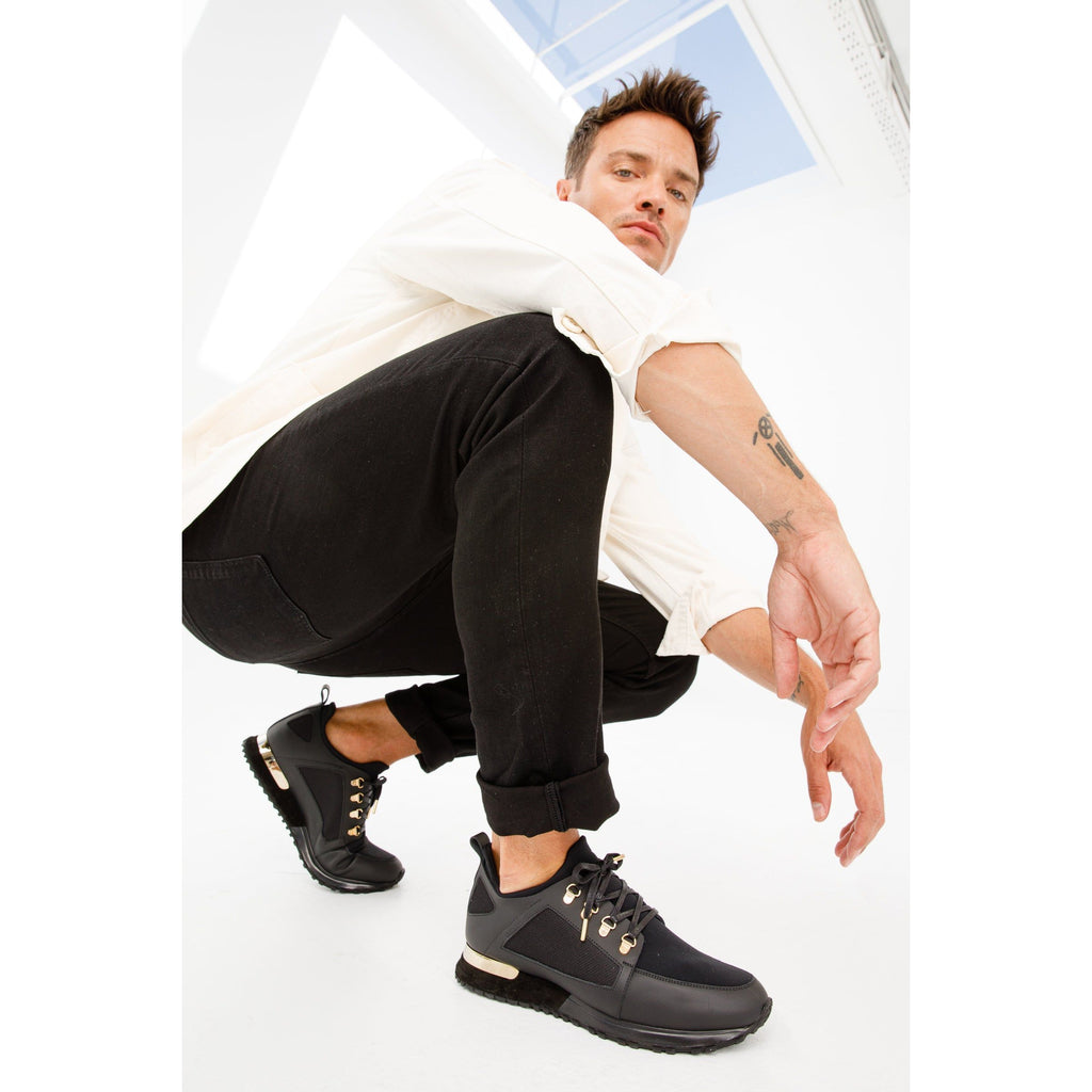 Vinci The Emir Black Leather Men Sneaker