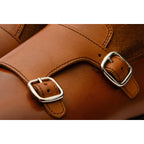 Preston Tan Leather & Suede Double Monk Strap Ankle Men Boot