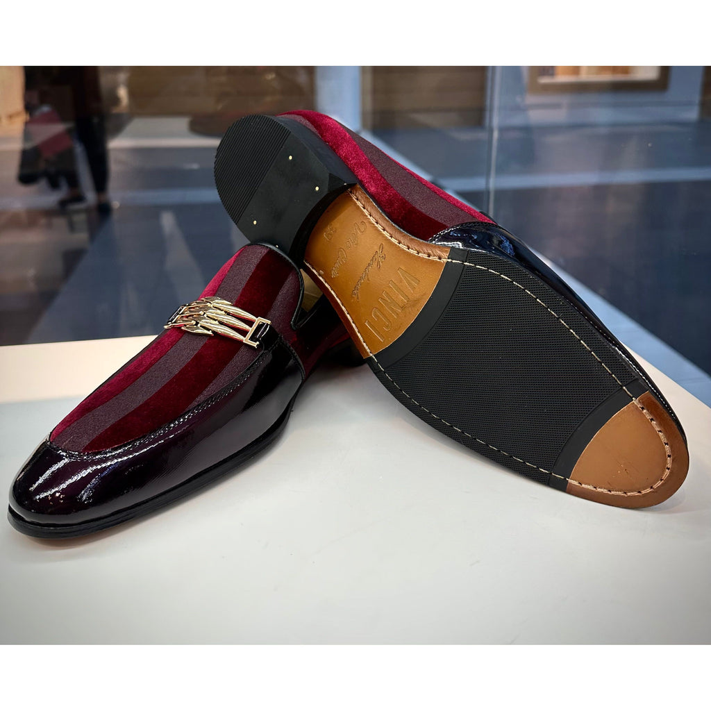 The Pontalto Leather Men Shoe Burgundy Bit Loafer