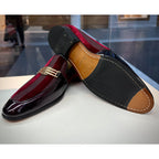 The Pontalto Leather Men Shoe Burgundy Bit Loafer