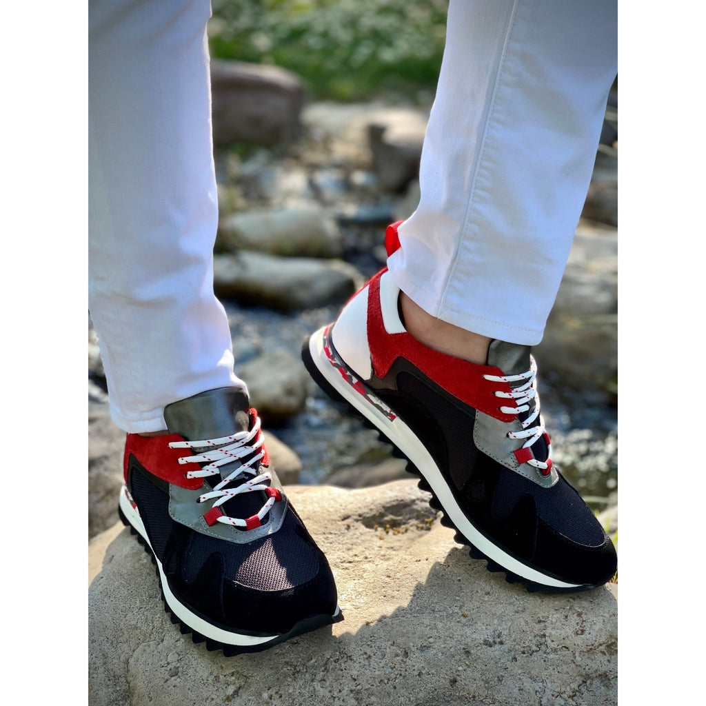 The Tyler Black Leather Men Sneaker Final Sale!