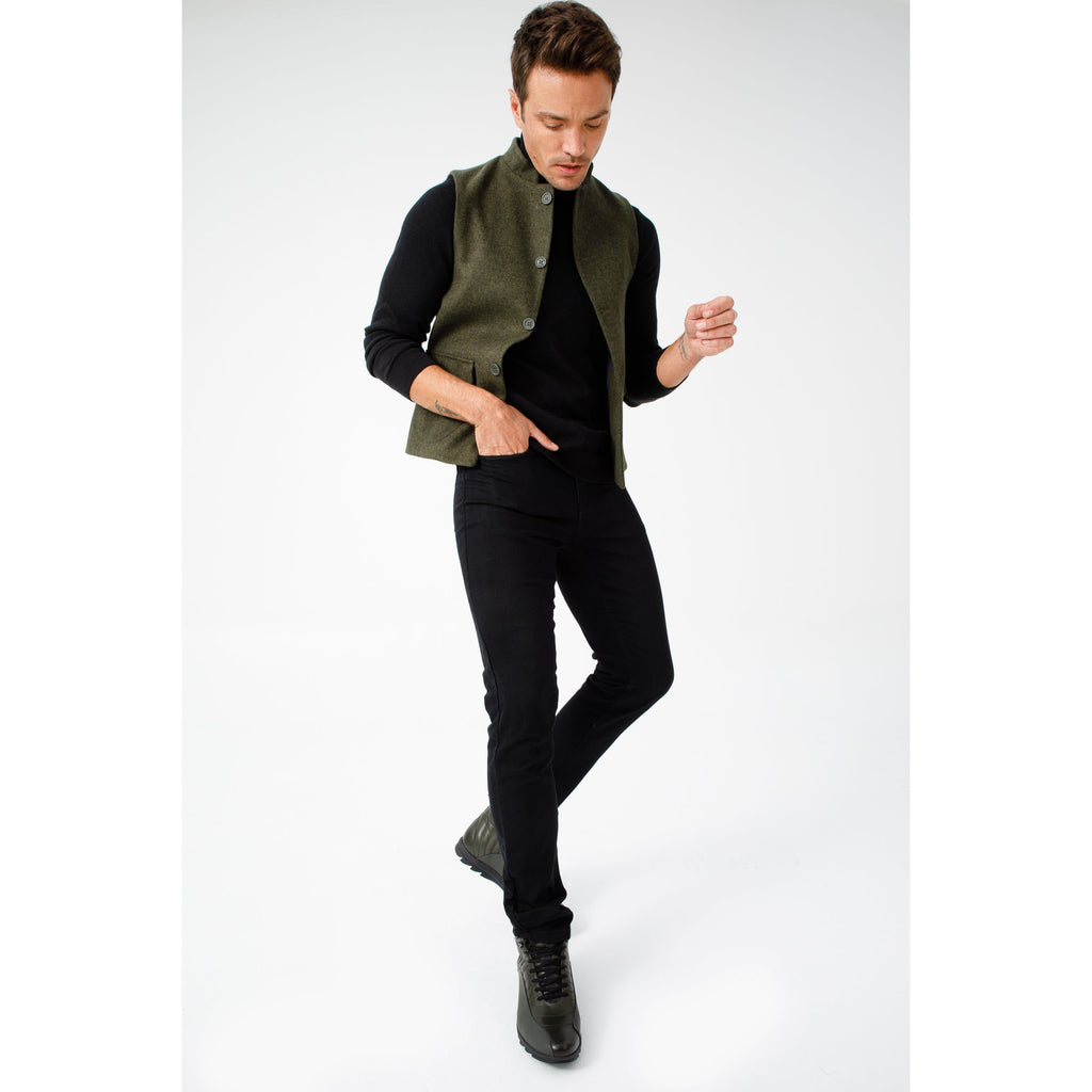 The Riga Green Suede Leather Casual Lace-Up Men Boots Final Sale!