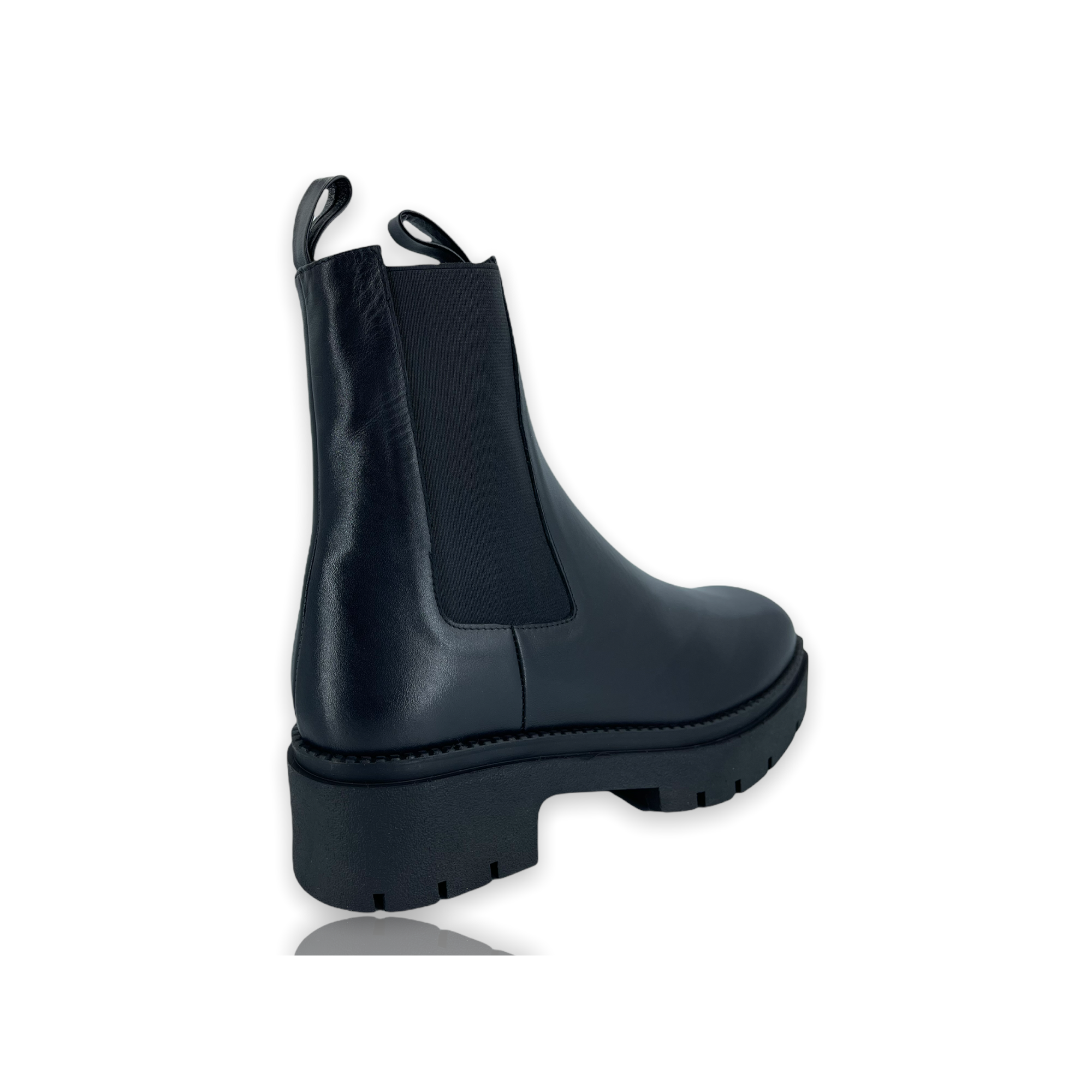 The Olga Black Leather Boot FINAL SALE!