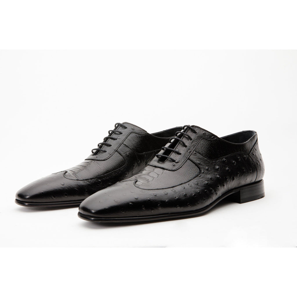 The Alabama Black Wingtip Oxford Men Shoe