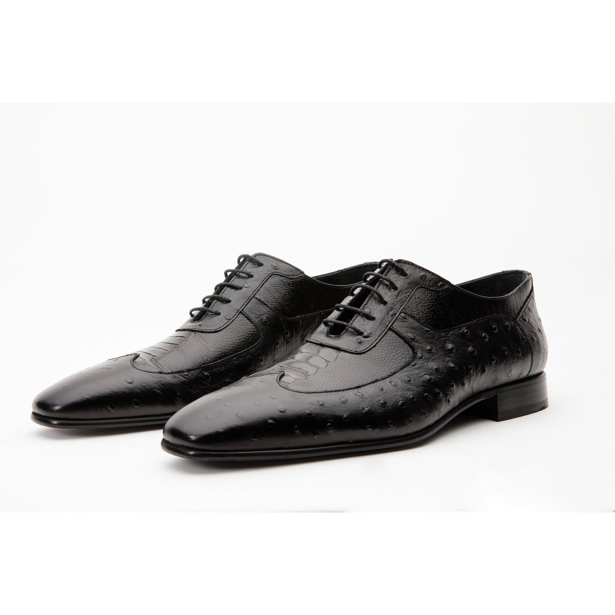 The Alabama Black Wingtip Oxford Men Shoe